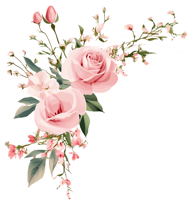 unique floral decoration top